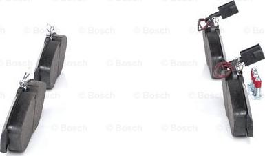 BOSCH 0 986 424 556 - Brake Pad Set, disc brake autospares.lv