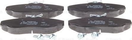 BOSCH 0 986 424 565 - Brake Pad Set, disc brake autospares.lv