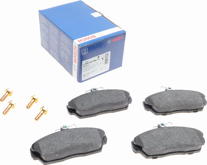 BOSCH 0 986 424 566 - Brake Pad Set, disc brake autospares.lv