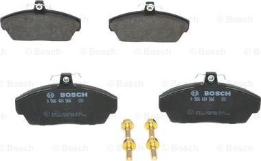 BOSCH 0 986 424 566 - Brake Pad Set, disc brake autospares.lv