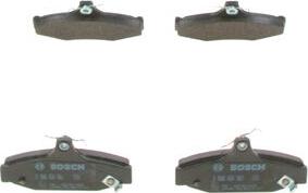 BOSCH 0 986 424 561 - Brake Pad Set, disc brake autospares.lv