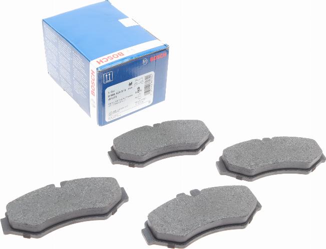 BOSCH 0 986 424 516 - Brake Pad Set, disc brake autospares.lv