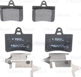 BOSCH 0 986 424 580 - Brake Pad Set, disc brake autospares.lv