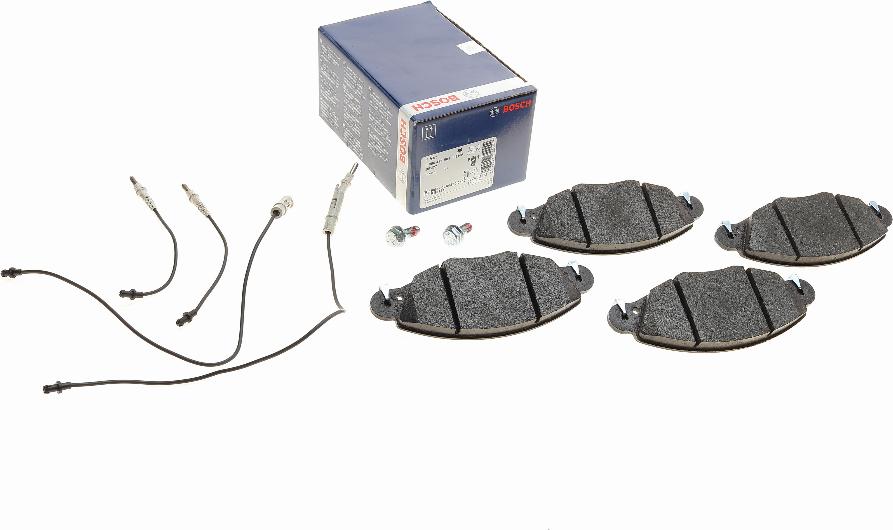 BOSCH 0 986 424 581 - Brake Pad Set, disc brake autospares.lv