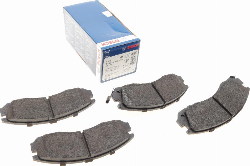 BOSCH 0 986 424 523 - Brake Pad Set, disc brake autospares.lv