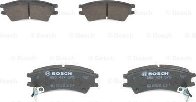 BOSCH 0 986 424 575 - Brake Pad Set, disc brake autospares.lv