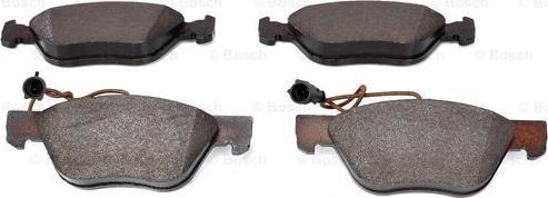 BOSCH 0 986 424 576 - Brake Pad Set, disc brake autospares.lv