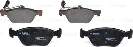 BOSCH 0 986 424 576 - Brake Pad Set, disc brake autospares.lv