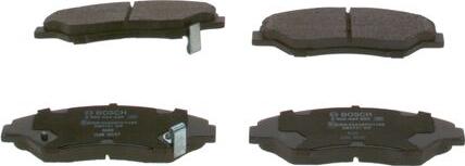 BOSCH 0 986 424 696 - Brake Pad Set, disc brake autospares.lv