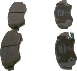 BOSCH 0 986 424 696 - Brake Pad Set, disc brake autospares.lv