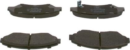 BOSCH 0 986 424 696 - Brake Pad Set, disc brake autospares.lv