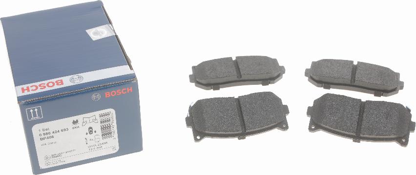 BOSCH 0 986 424 693 - Brake Pad Set, disc brake autospares.lv