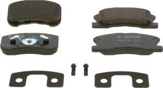 BOSCH 0 986 424 697 - Brake Pad Set, disc brake autospares.lv