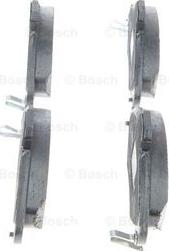 BOSCH 0 986 424 644 - Brake Pad Set, disc brake autospares.lv