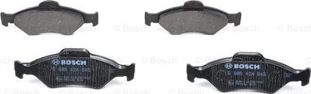 BOSCH 0 986 424 645 - Brake Pad Set, disc brake autospares.lv