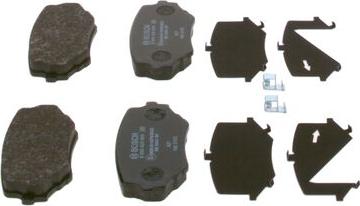 BOSCH 0 986 424 658 - Brake Pad Set, disc brake autospares.lv