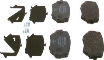 BOSCH 0 986 424 658 - Brake Pad Set, disc brake autospares.lv