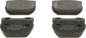 BOSCH 0 986 424 606 - Brake Pad Set, disc brake autospares.lv