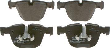 BOSCH 0 986 424 612 - Brake Pad Set, disc brake autospares.lv