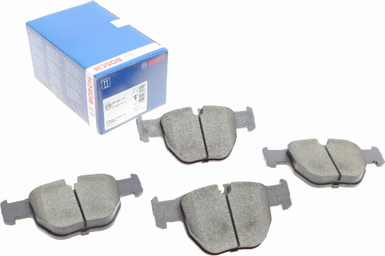 BOSCH 0 986 424 687 - Brake Pad Set, disc brake autospares.lv