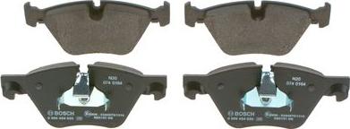 BOSCH 0 986 424 620 - Brake Pad Set, disc brake autospares.lv