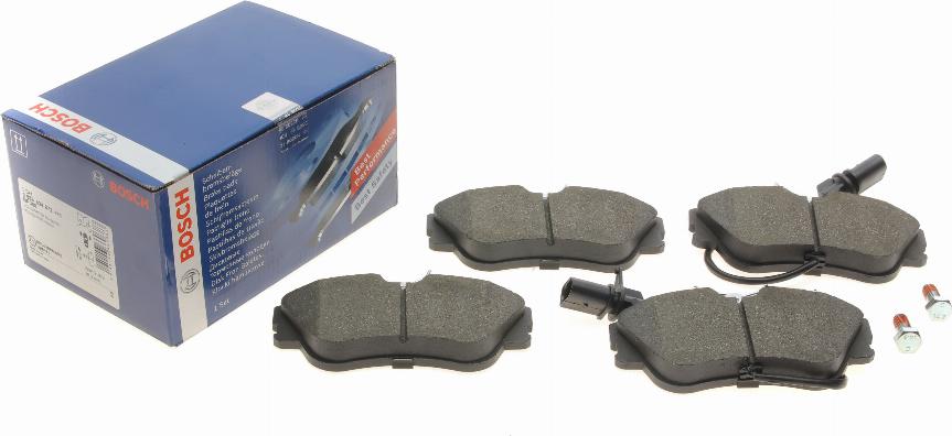 BOSCH 0 986 424 672 - Brake Pad Set, disc brake autospares.lv