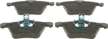 BOSCH 0 986 424 125 - Brake Pad Set, disc brake autospares.lv