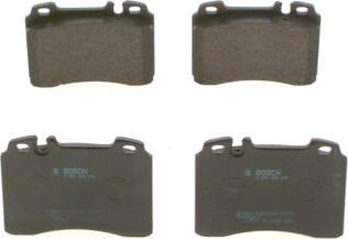 BOSCH 0 986 424 170 - Brake Pad Set, disc brake autospares.lv