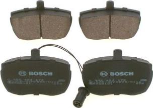 BOSCH 0 986 424 172 - Brake Pad Set, disc brake autospares.lv