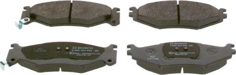 BOSCH 0 986 424 892 - Brake Pad Set, disc brake autospares.lv