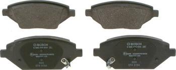 BOSCH 0 986 424 843 - Brake Pad Set, disc brake autospares.lv