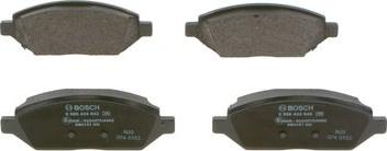 BOSCH 0 986 424 842 - Brake Pad Set, disc brake autospares.lv