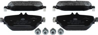 BOSCH 0 986 424 858 - Brake Pad Set, disc brake autospares.lv