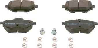 BOSCH 0 986 424 853 - Brake Pad Set, disc brake autospares.lv