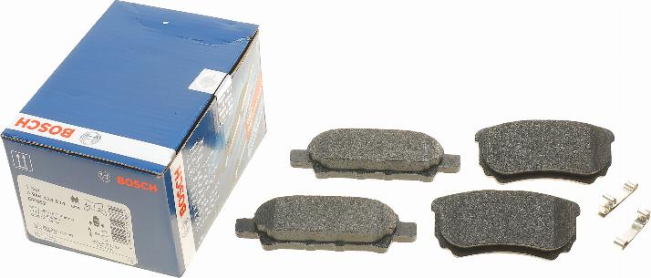 BOSCH 0 986 424 814 - Brake Pad Set, disc brake autospares.lv