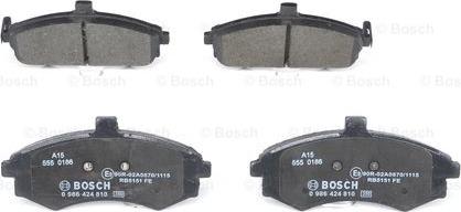 BOSCH 0 986 424 810 - Brake Pad Set, disc brake autospares.lv