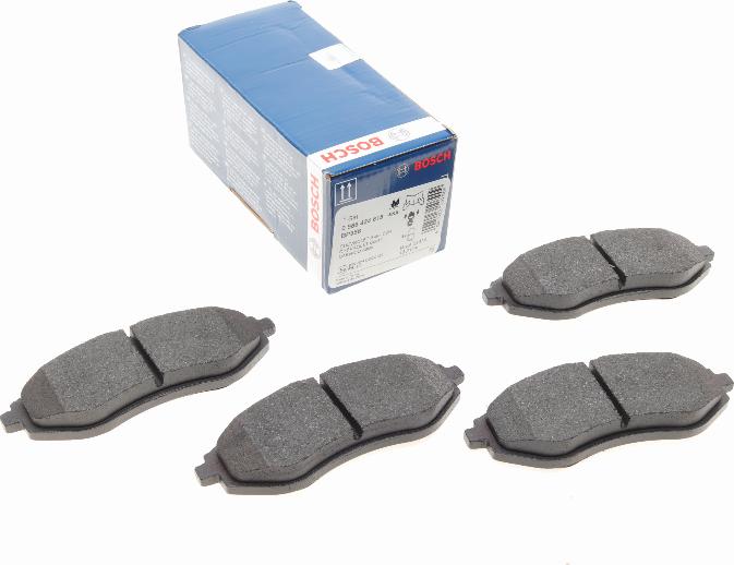 BOSCH 0 986 424 818 - Brake Pad Set, disc brake autospares.lv