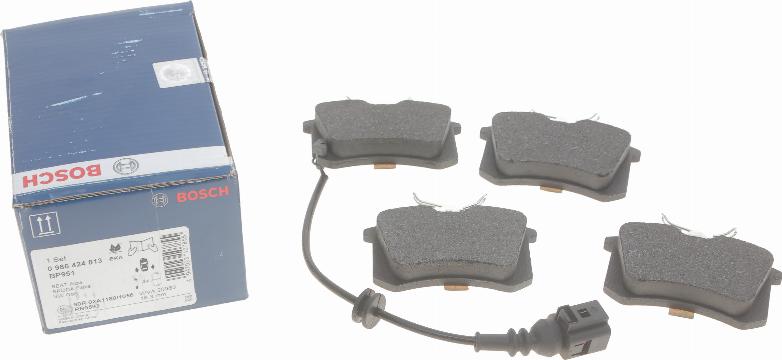 BOSCH 0 986 424 813 - Brake Pad Set, disc brake autospares.lv