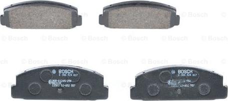 BOSCH 0 986 424 817 - Brake Pad Set, disc brake autospares.lv
