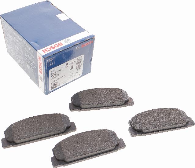 BOSCH 0 986 424 817 - Brake Pad Set, disc brake autospares.lv