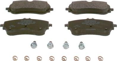 BOSCH 0 986 424 875 - Brake Pad Set, disc brake autospares.lv