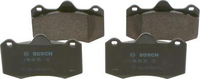 BOSCH 0 986 424 399 - Brake Pad Set, disc brake autospares.lv