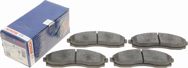 BOSCH 0 986 424 340 - Brake Pad Set, disc brake autospares.lv