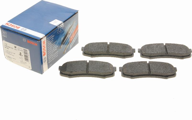 BOSCH 0 986 424 313 - Brake Pad Set, disc brake autospares.lv