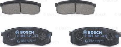 BOSCH 0 986 424 313 - Brake Pad Set, disc brake autospares.lv