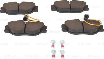 BOSCH 0 986 424 374 - Brake Pad Set, disc brake autospares.lv