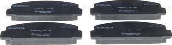 BOSCH 0 986 424 295 - Brake Pad Set, disc brake autospares.lv