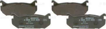 BOSCH 0 986 424 266 - Brake Pad Set, disc brake autospares.lv