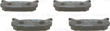 BOSCH 0 986 424 266 - Brake Pad Set, disc brake autospares.lv