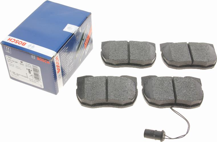 BOSCH 0 986 424 287 - Brake Pad Set, disc brake autospares.lv